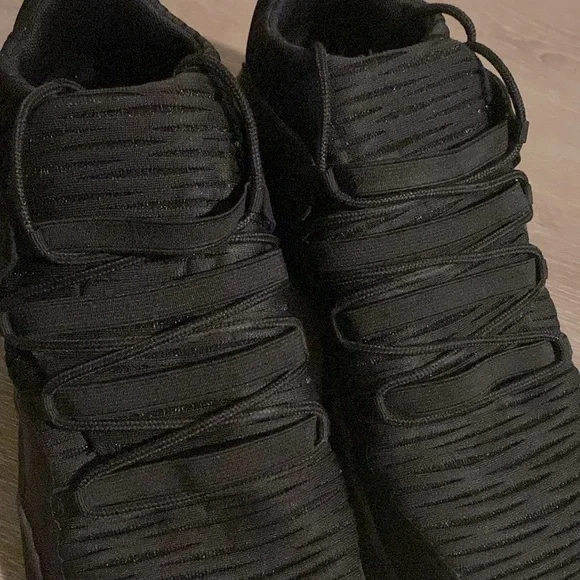 EUC [Jordan] Formula 23 Low All Black Mesh Fabric Athletic Sneakers Men’s Sz 11